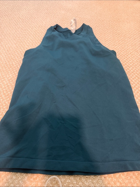 Athleta Tops - Athleta Ribbed Sleeveless Tank - Teal Blue